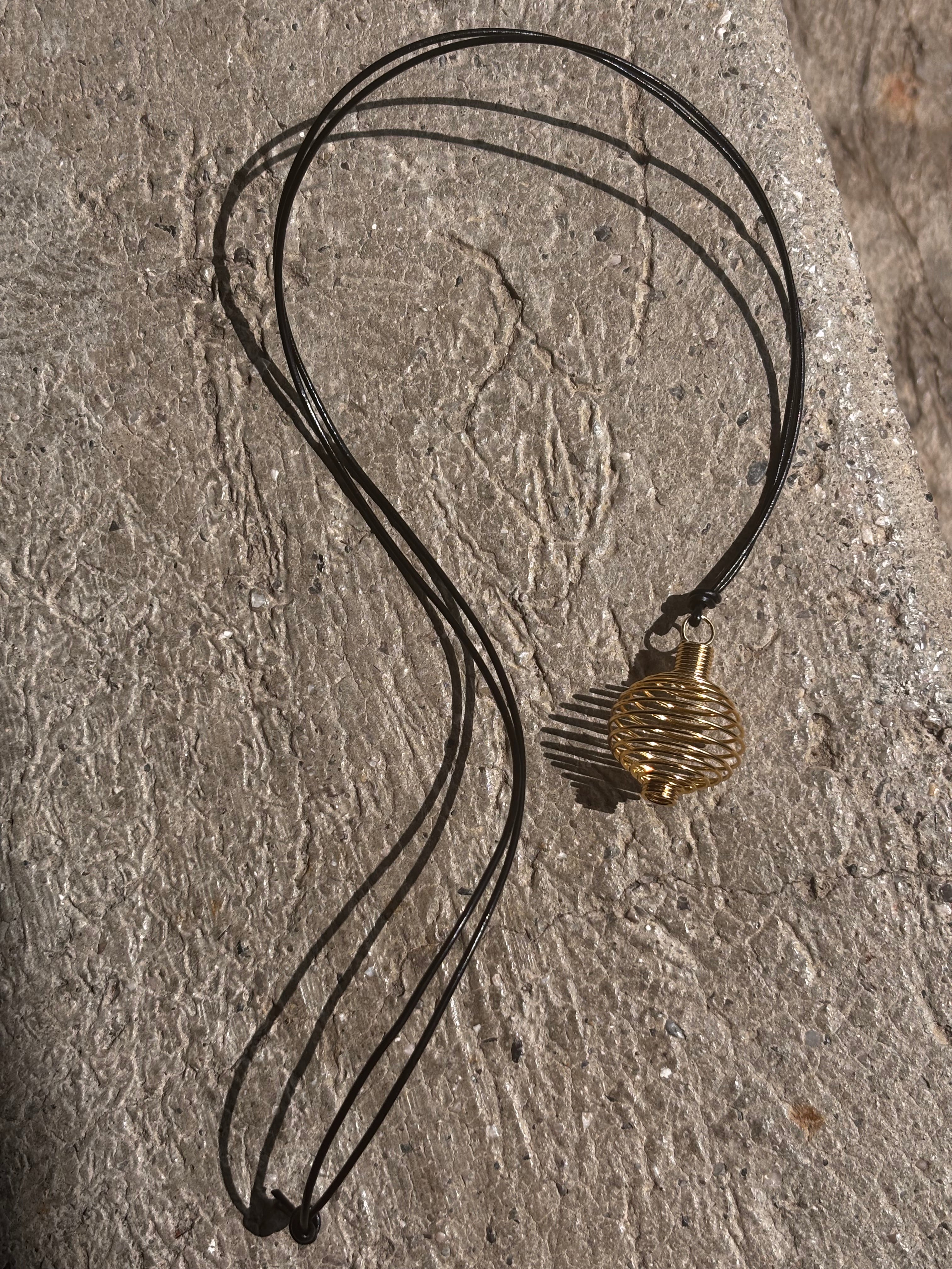 Spiralkette "schwarz"