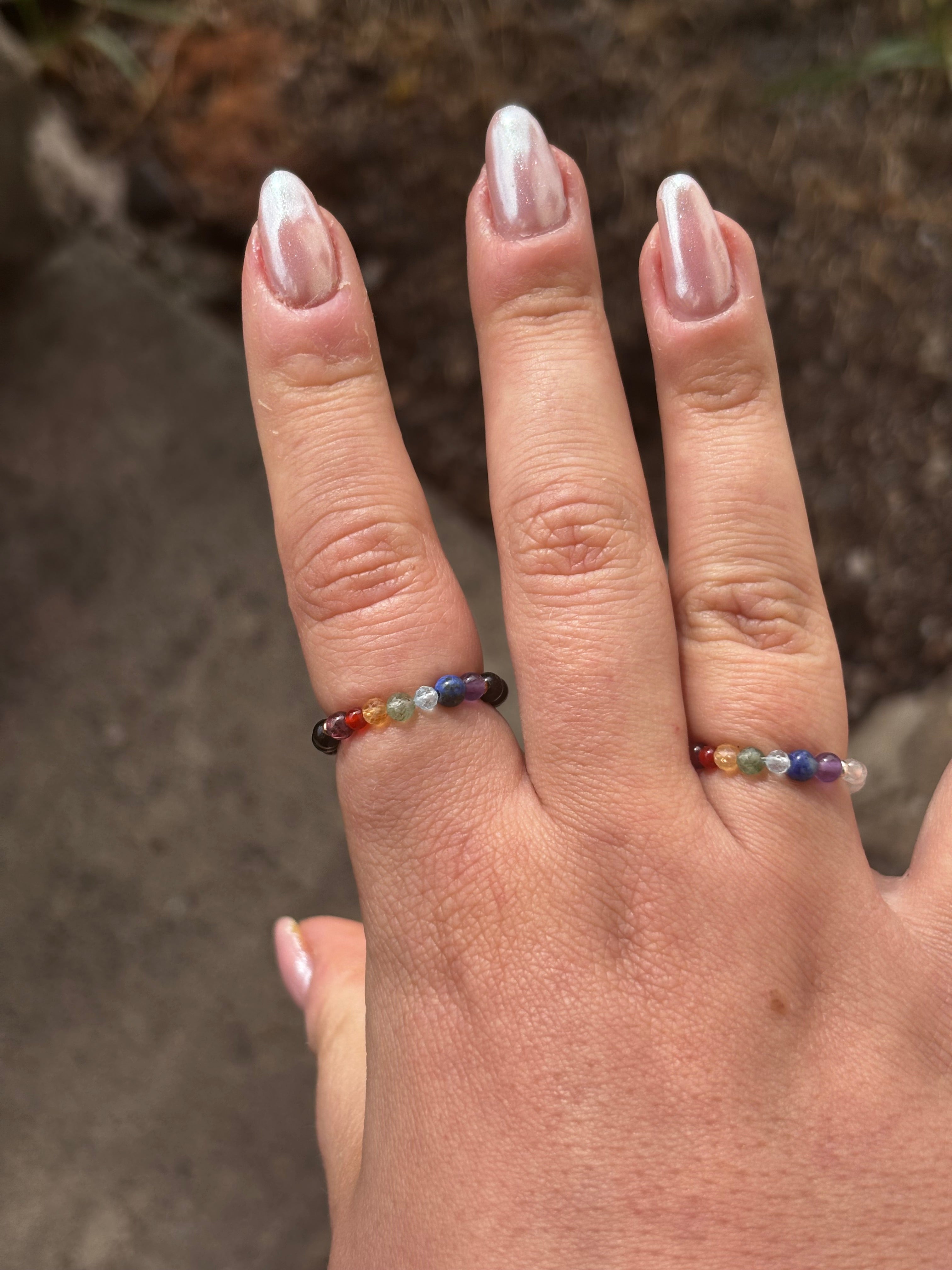 Kristallring "Chakra"