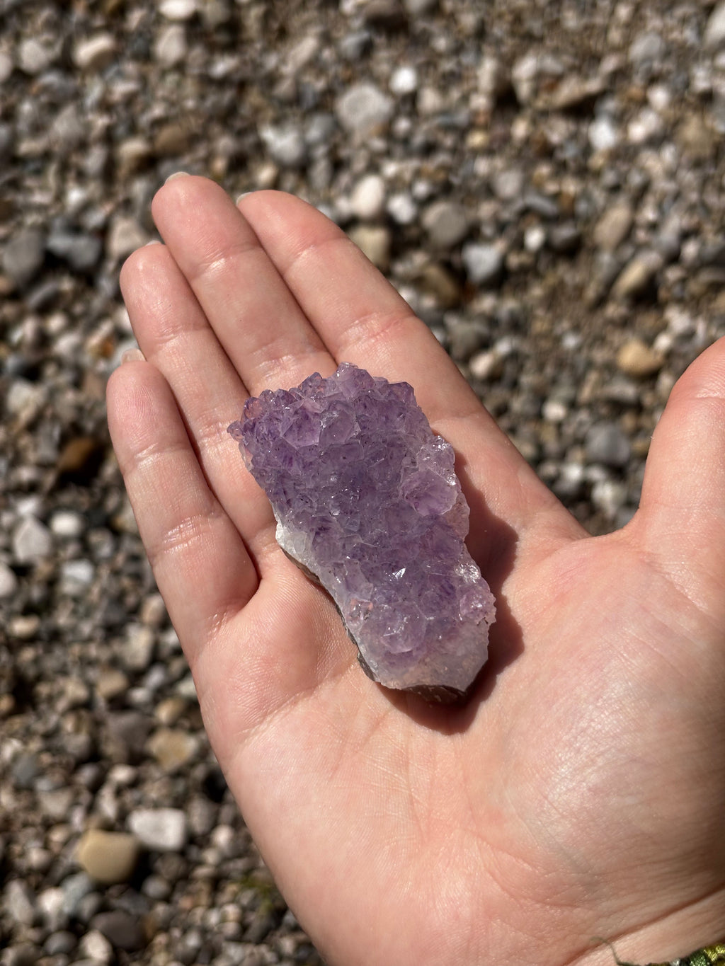 Rohstein "Amethystgeode"