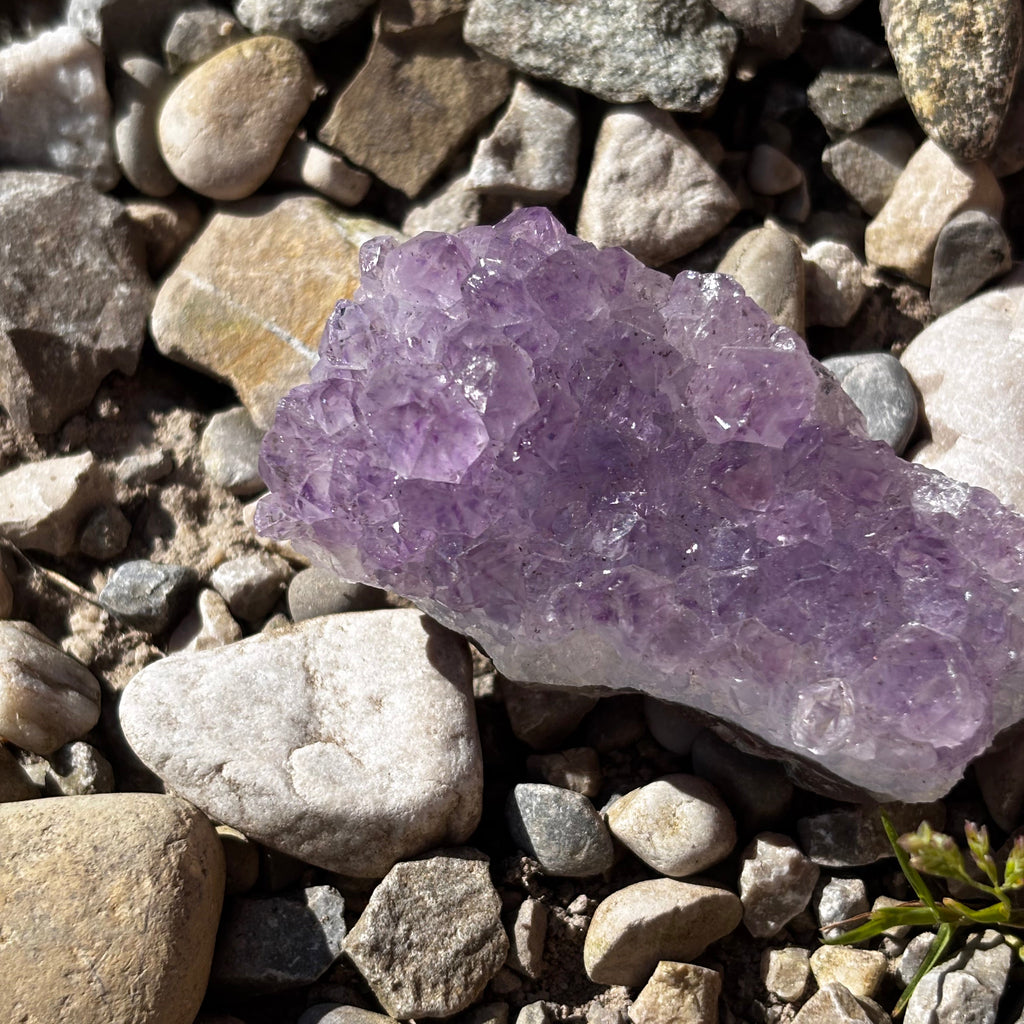 Rohstein "Amethystgeode"