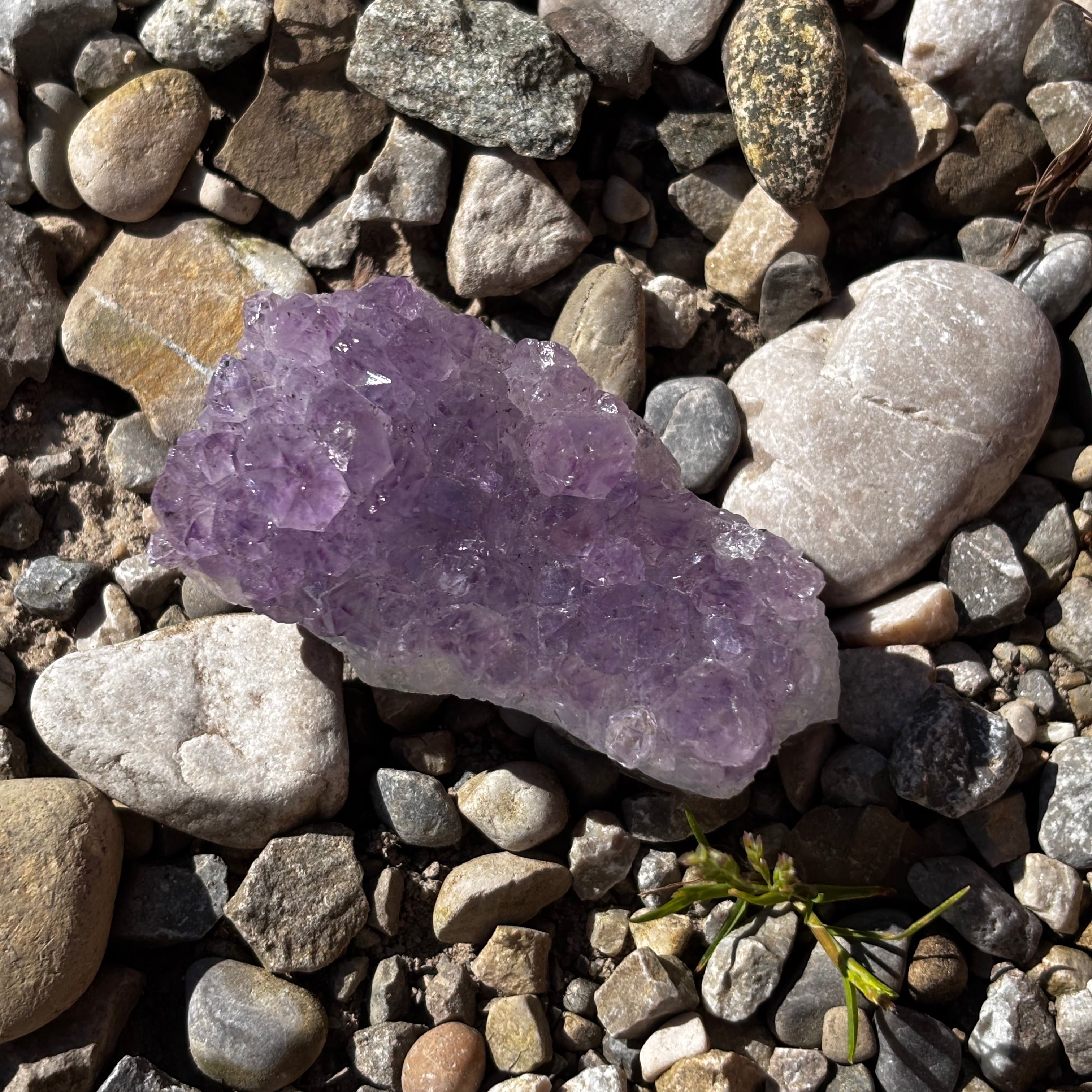 Rohstein "Amethystgeode"